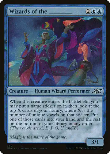 Wizards of the _____ - unf Spoiler