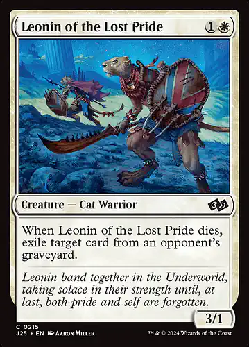 Leonin of the Lost Pride - j25 Spoiler