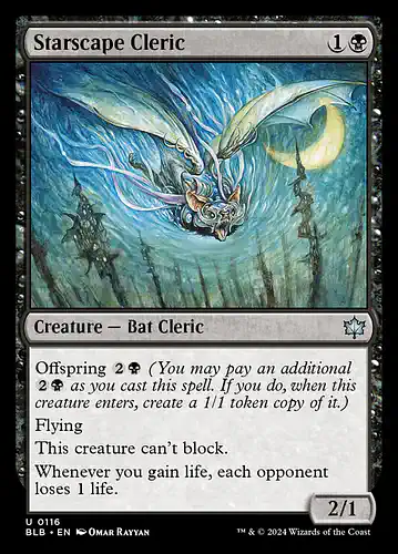 Starscape Cleric - blb Spoiler