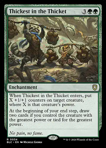 Thickest in the Thicket - blc Spoiler