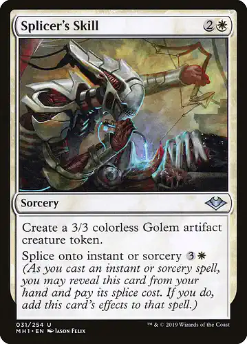 Splicer's Skill - mh1 Spoiler