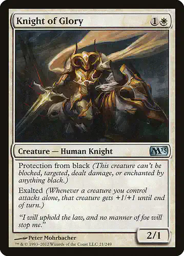 Knight of Glory - m13 Spoiler