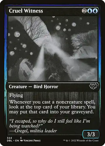 Cruel Witness - dbl Spoiler