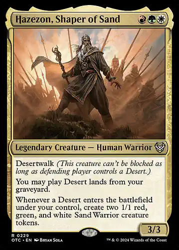 Hazezon, Shaper of Sand - otc Spoiler
