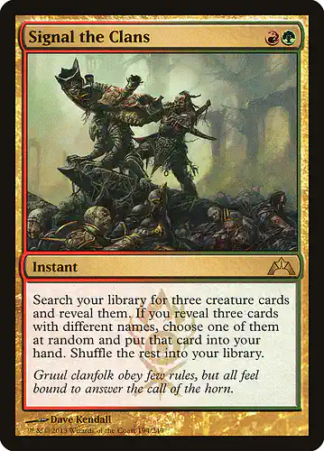 Signal the Clans - gtc Spoiler