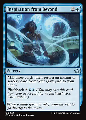 Inspiration from Beyond - fdn Spoiler