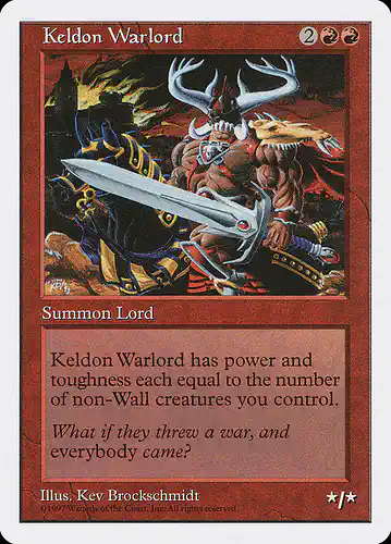 Keldon Warlord - 5ed Spoiler
