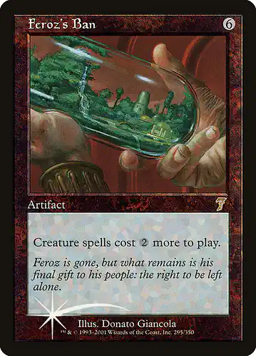 Feroz's Ban - 7ed Spoiler