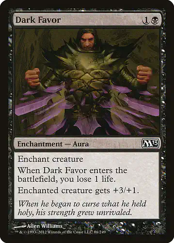 Dark Favor - m13 Spoiler