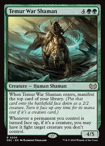 Temur War Shaman - dsc Spoiler