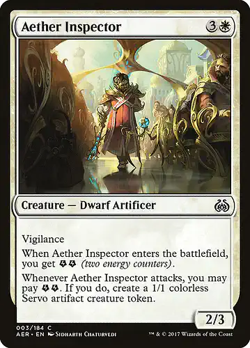 Aether Inspector - aer Spoiler