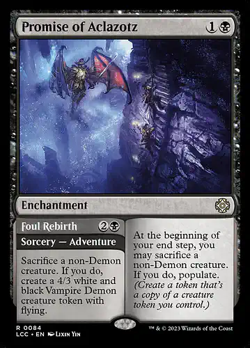 Promise of Aclazotz - lcc Spoiler