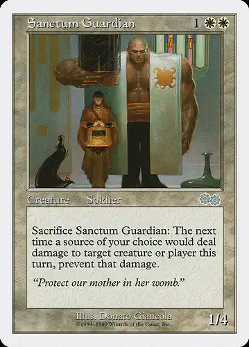 Sanctum Guardian - brb Spoiler