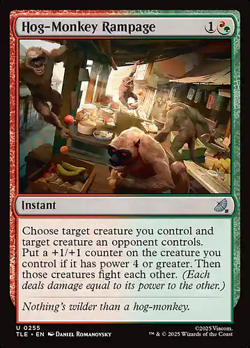 Hog-Monkey Rampage - tle Spoiler