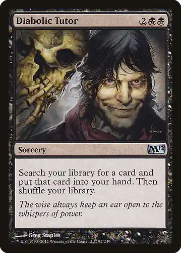Diabolic Tutor - m12 Spoiler