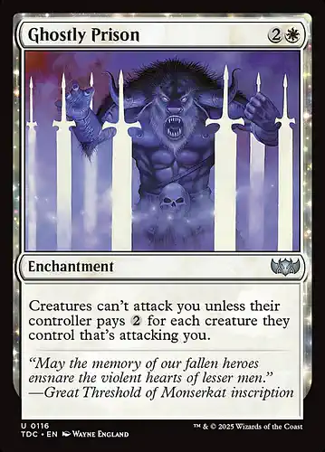 Ghostly Prison - tdc Spoiler