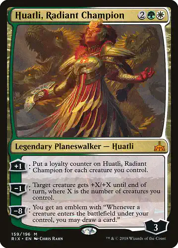 Huatli, Radiant Champion - rix Spoiler