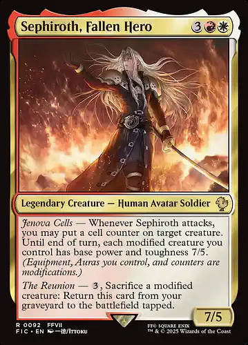 Sephiroth, Fallen Hero - fic Spoiler