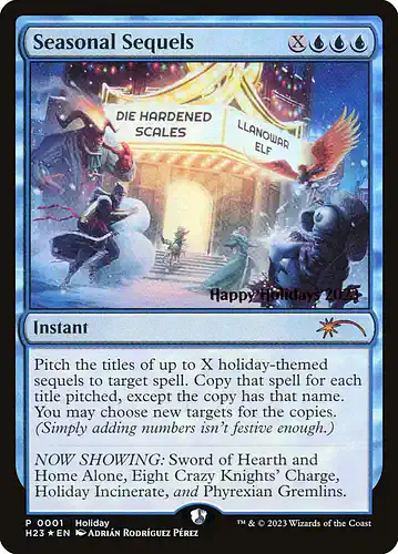 Seasonal Sequels - hho Spoiler