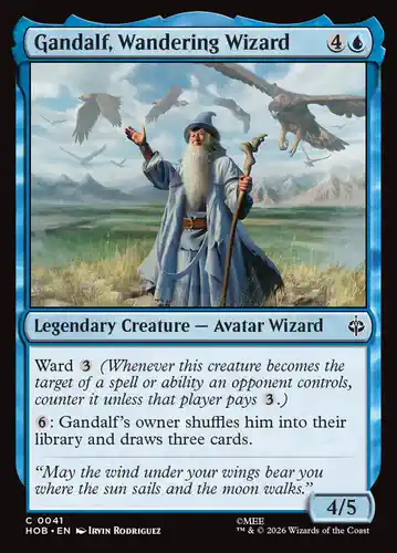 Gandalf, Wandering Wizard - hob Spoiler