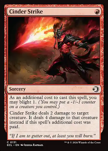 Cinder Strike - ecl Spoiler