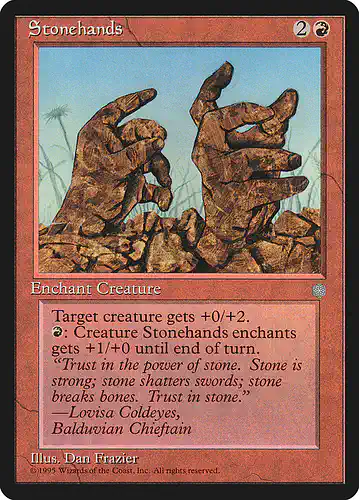 Stonehands - ice Spoiler