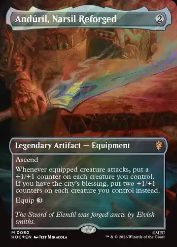 Andúril, Narsil Reforged - hoc Spoiler