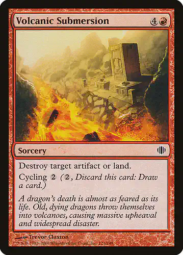 Volcanic Submersion - ala Spoiler