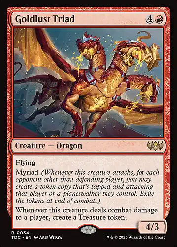 Goldlust Triad - tdc Spoiler