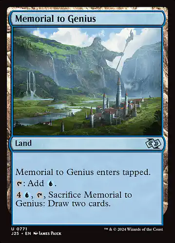 Memorial to Genius - j25 Spoiler