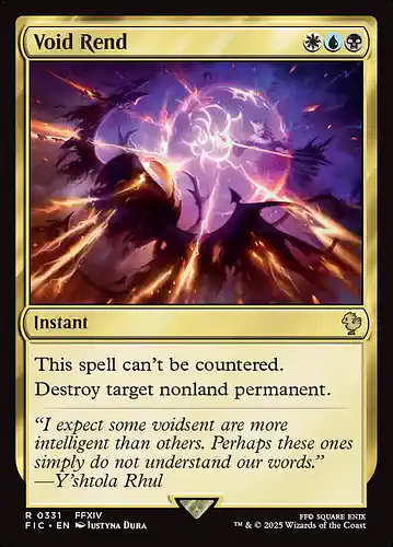 Void Rend - fic Spoiler
