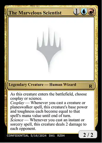 The Marvelous Scientist - unk Spoiler