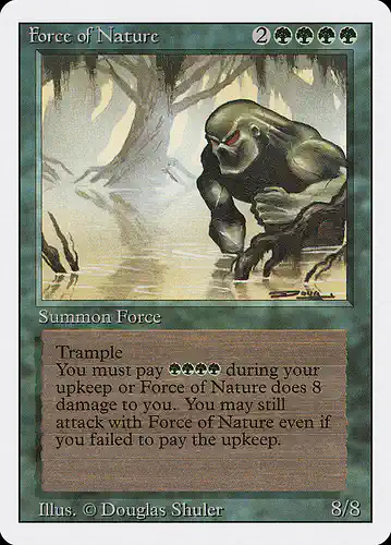 Force of Nature - 3ed Spoiler