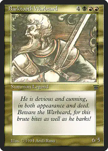 Barktooth Warbeard - leg Spoiler