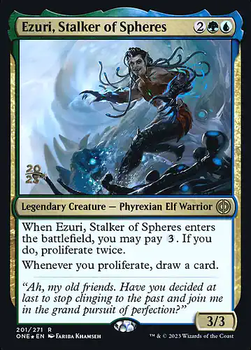 Ezuri, Stalker of Spheres - one Spoiler