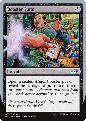Booster Tutor - und Spoiler