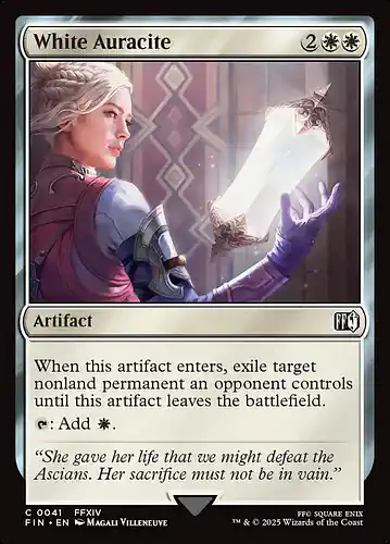 White Auracite - fin Spoiler