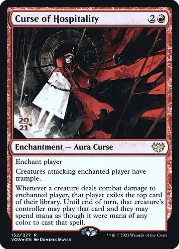 Curse of Hospitality - vow Spoiler