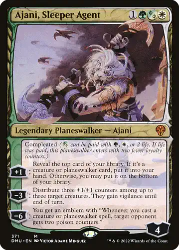 Ajani, Sleeper Agent - dmu Spoiler