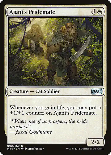 Ajani's Pridemate - m15 Spoiler