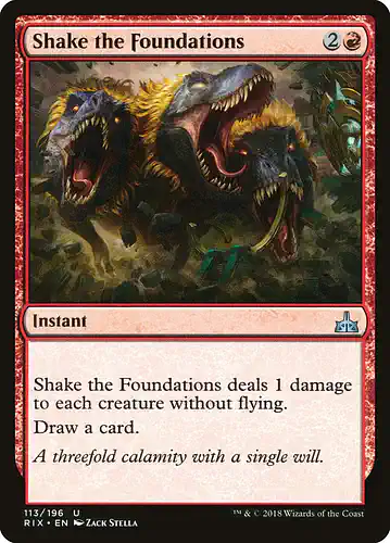 Shake the Foundations - rix Spoiler