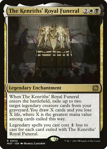 The Kenriths' Royal Funeral - mat Spoiler