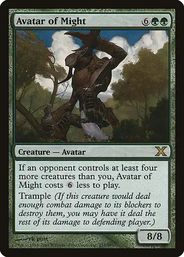 Avatar of Might - 10e Spoiler