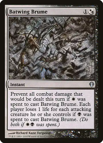 Batwing Brume - arc Spoiler