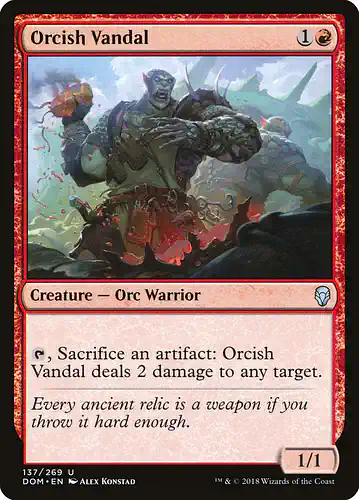 Orcish Vandal - dom Spoiler