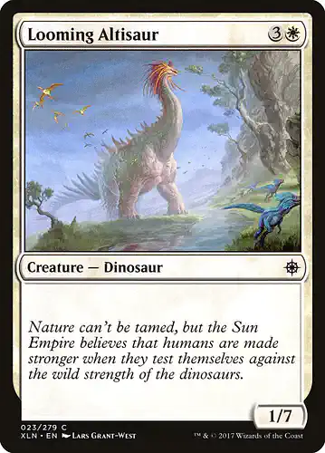 Looming Altisaur - xln Spoiler
