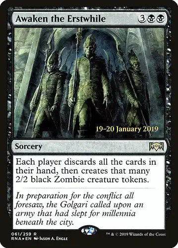 Awaken the Erstwhile - rna Spoiler