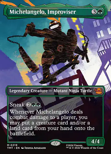 Michelangelo, Improviser - tmt Spoiler