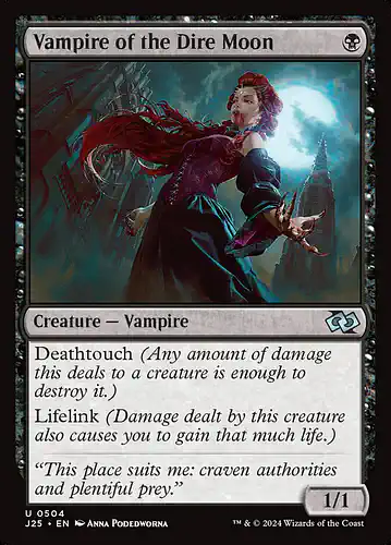 Vampire of the Dire Moon - j25 Spoiler