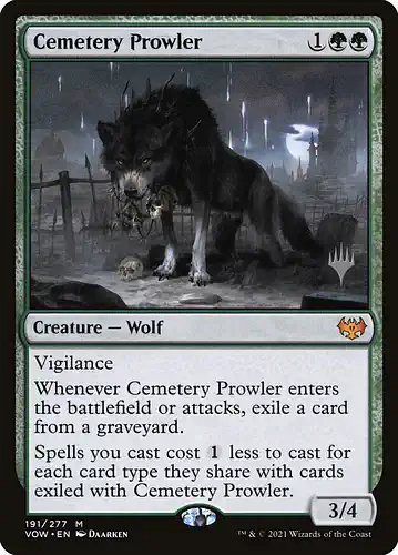 Cemetery Prowler - vow Spoiler